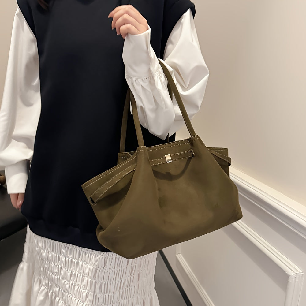 Women's PU Tote Bag, Vintage Style